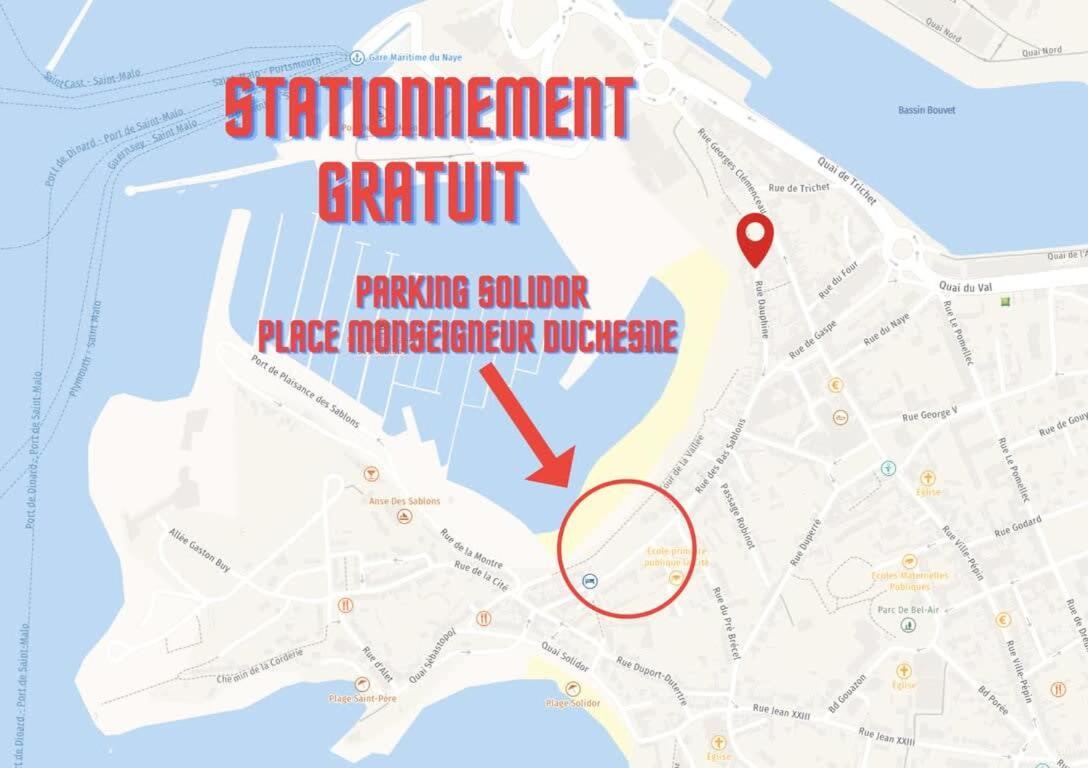 L'Annexe - Plage 50 M Et Remparts A 500 M แซ็งต์มาโล ภายนอก รูปภาพ